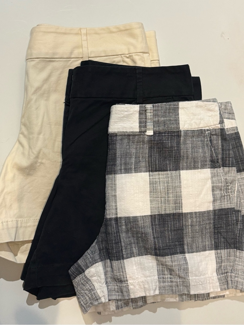 LOFT Bundle 3 Pairs Linen-Blend Shorts-size-8 - Picture 3 of 12